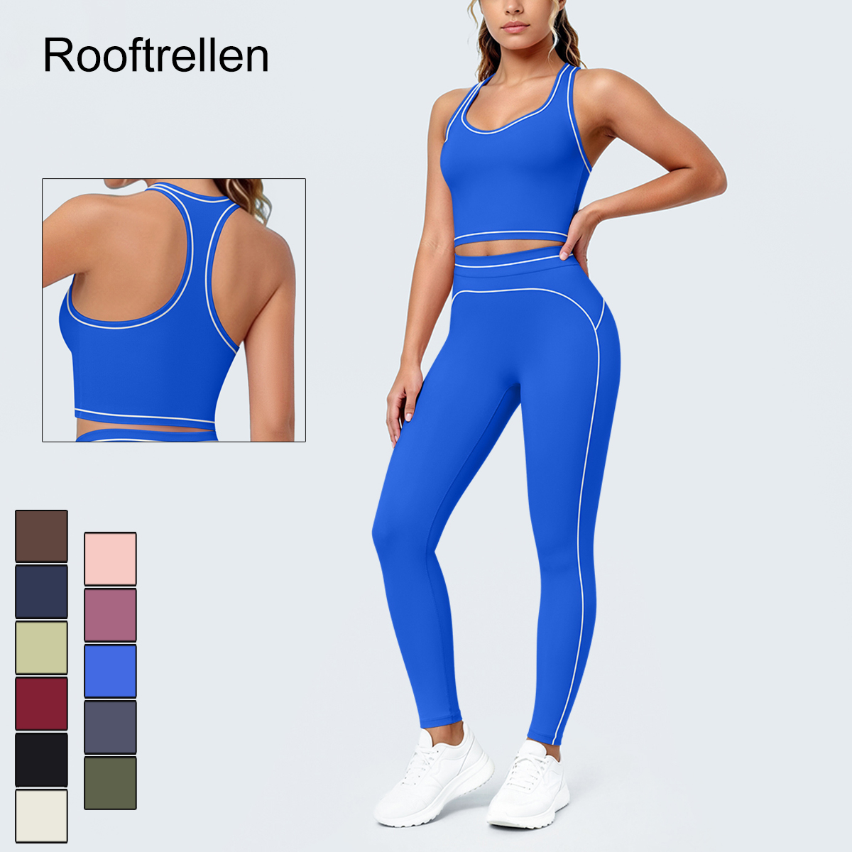 Pilates Yoga Leggings - Woman Summer Gym Sports Yoga Set