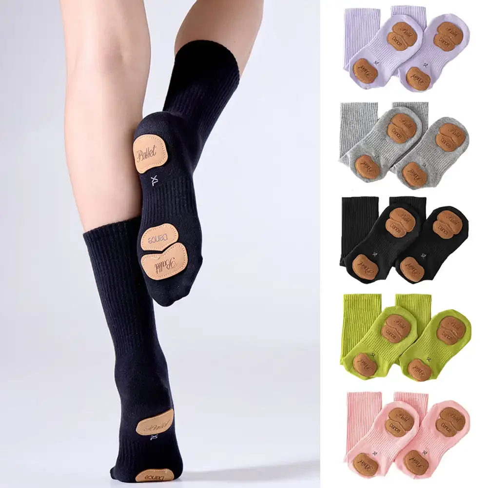 Pilates Yoga Grip Socks - Non Slip Modern Dance Yoga Socks
