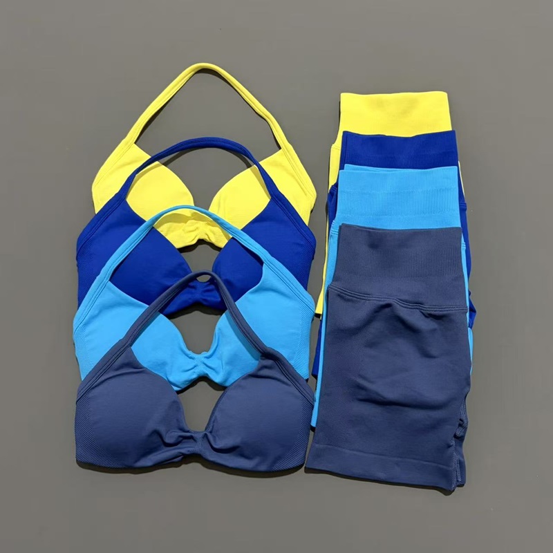 Pilates Yoga Outfit - 2 Pieces HISTELLO Sports Set Seamless