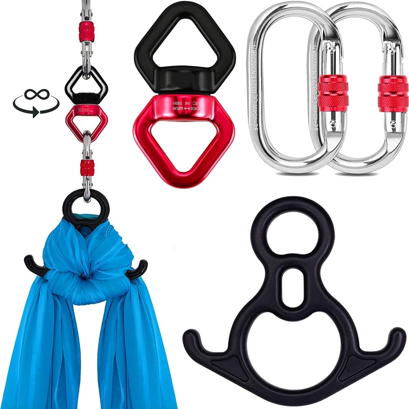 Pilates Yoga Aerial - 8m High-altitude Aerial Yoga Satin Hammock