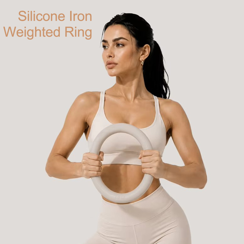 Pilates Yoga Logo - Custom Logo Silicone Iron Weighted Pilates