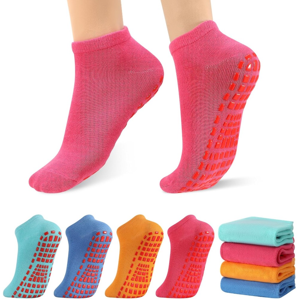 Pilates Yoga Grip Socks - Non-Slip Yoga and Pilates Socks with