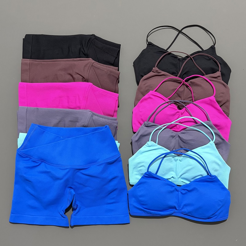 Pilates Yoga Outfit - 2 Piece Vision Gym Set Women