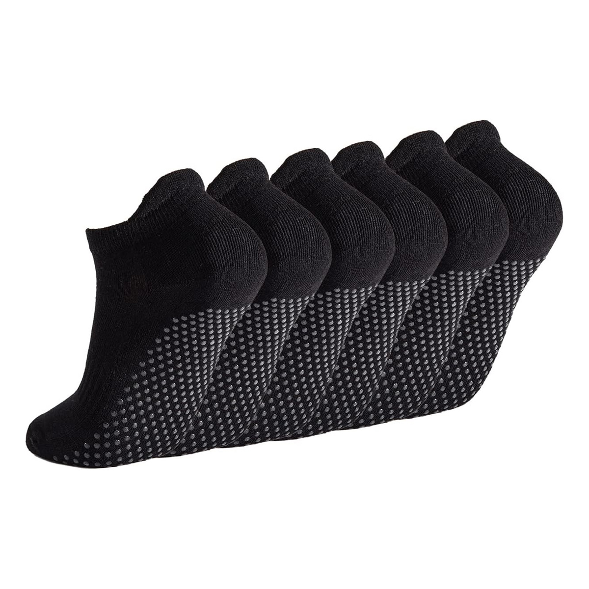 Pilates Yoga Grip Socks - 6 Pairs Yoga Socks for Women