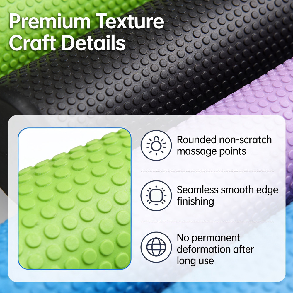 Yoga Roller Round EVA Foam Cyl - Pilates Yoga Home review and price