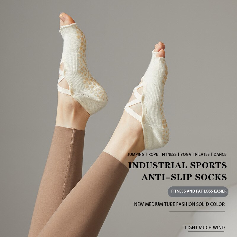Ladies Yoga Socks Non Slip Gri - Pilates Yoga Grip Socks review and price