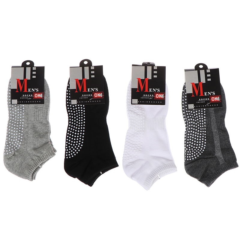 NEW 1pair High Quality Men's C - Pilates Yoga Grip Socks review and price