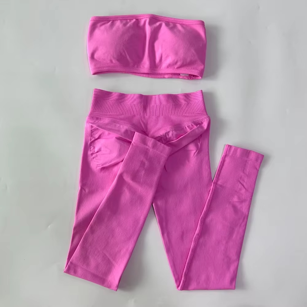 2 Piece Strapless Women's Band - Pilates Yoga Leggings review and price
