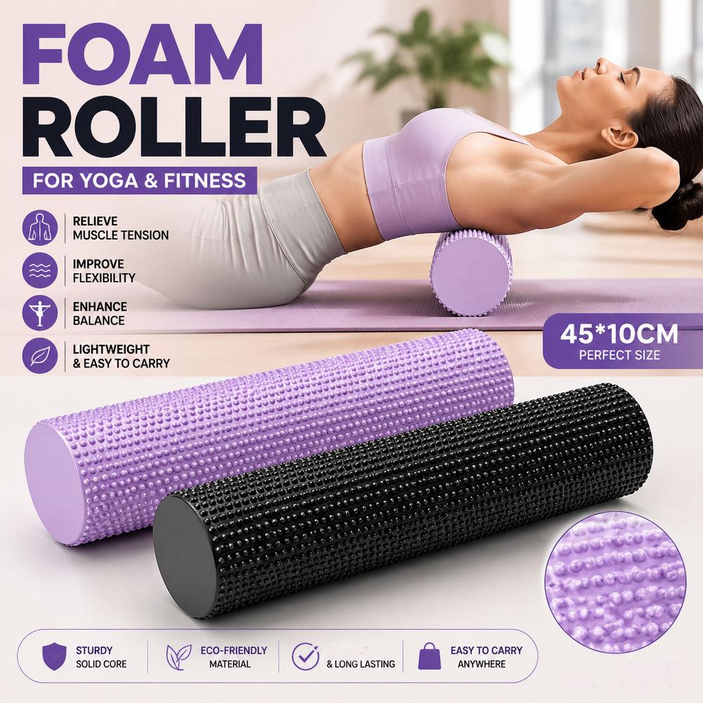 Yoga Foam Roller EVA High Dens - Pilates Yoga Home review and price