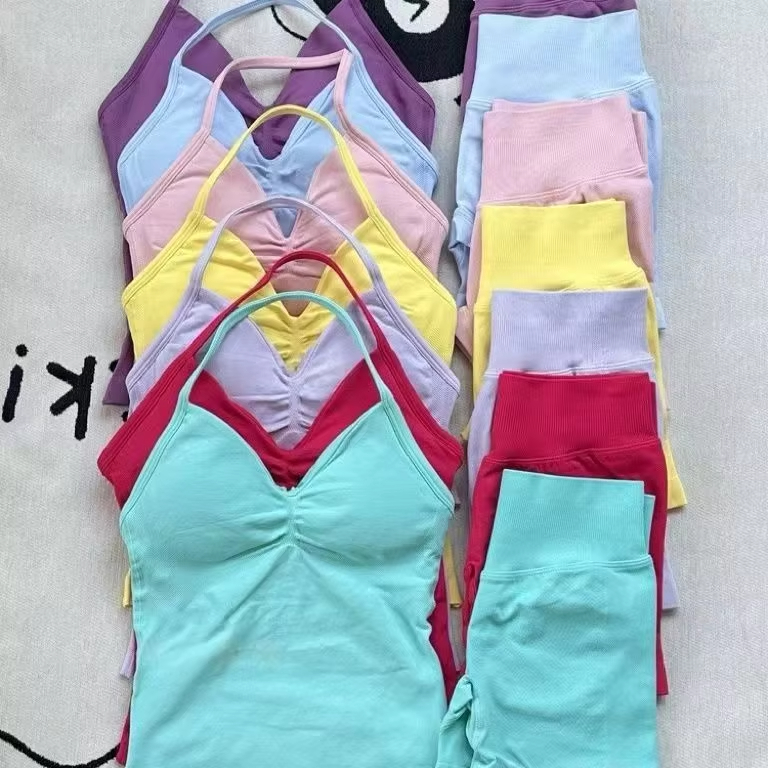 1-2 Pieces Gym Set Women Backl - Pilates Yoga Outfit review and price