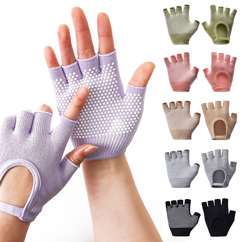 1Pair Half Finger Anti-Slip Yo - Pilates Yoga Aerial review and price