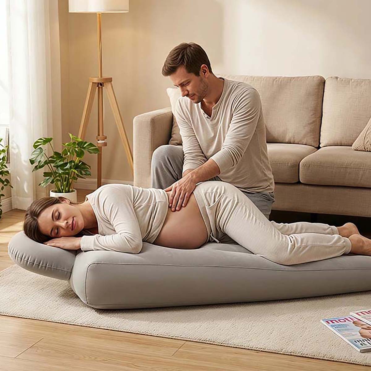 Inflatable Pregnancy Pillow Yo - Pilates Yoga Studio review and price