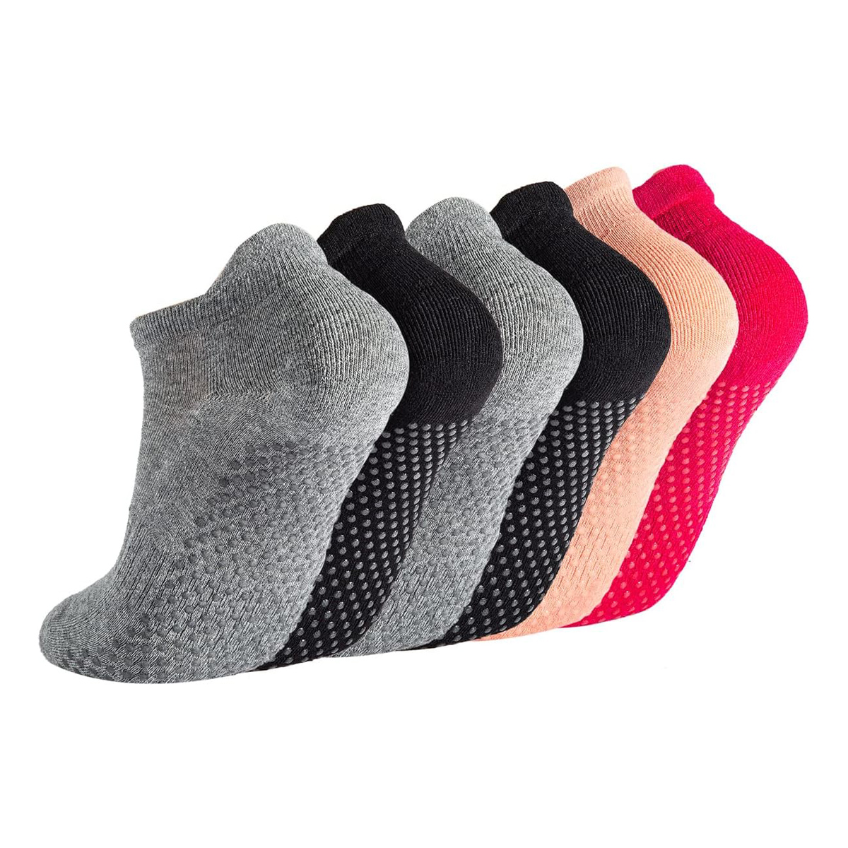6 Pairs Yoga Socks for Women P - Pilates Yoga Grip Socks review and price